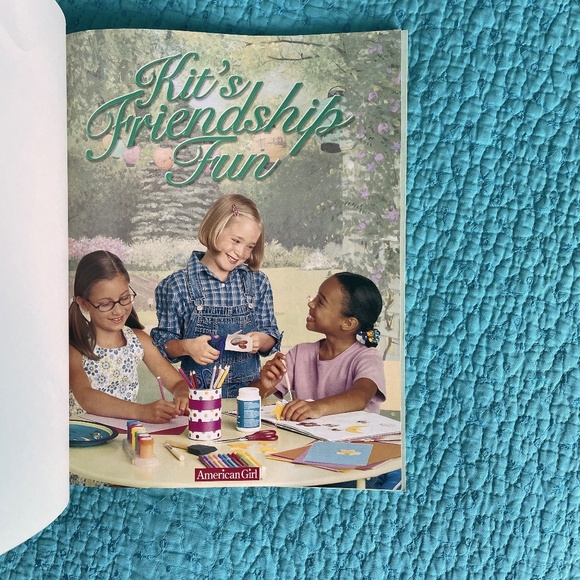 American Girl Kit's Friendship Fun Activity Book Crafts Food Game - Picture 4 of 6